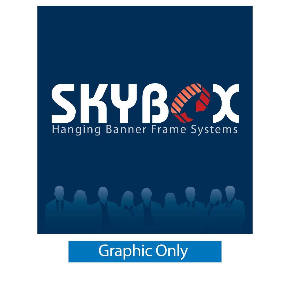 Hanging Banner Cube — Graphic Only / 10 ft